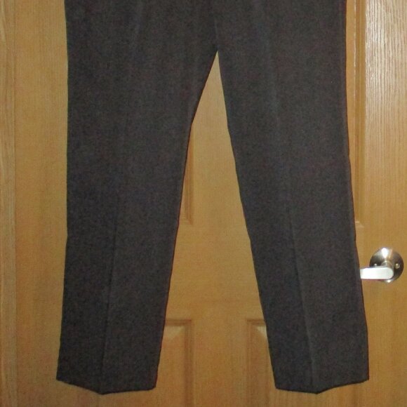 Haggar Gray Men's Pants 34 x 29 Plain Front Black Label Wrinkle Free NWT - Picture 3 of 6